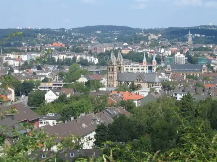 Wuppertal, Ausschnitt aus dem Einsatzgebiet